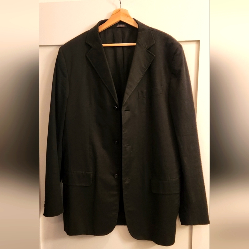 Banana Republic Modern Black Suit Jacket Blazer Men's Size 46
